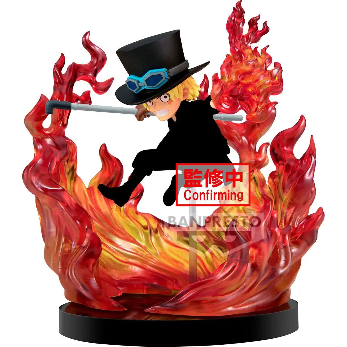One Piece Sabo collectible mini-figure from THE MIGHTY HOBBY SHOP, detailed pose and vibrant colors, perfect for anime fans