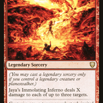 Jaya's Immolating Inferno (CMR-415) - Commander Legends