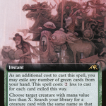 March of Burgeoning Life (NEO-479) - Kamigawa: Neon Dynasty: (Extended Art)
