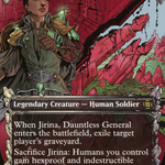 Jirina, Dauntless General (MAT-082) - March of the Machine: The Aftermath: (Showcase) (Borderless)