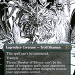 Thrun, Breaker of Silence (ONE-331) - Phyrexia: All Will Be One: (Showcase) (Borderless)