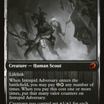 Intrepid Adversary (DBL-025) - Innistrad: Double Feature