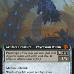 Phyrexian Fleshgorger (BRO-332) - The Brothers' War: (Extended Art)