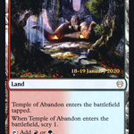 Temple of Abandon (PRE-244S) - Theros Beyond Death Promos Foil