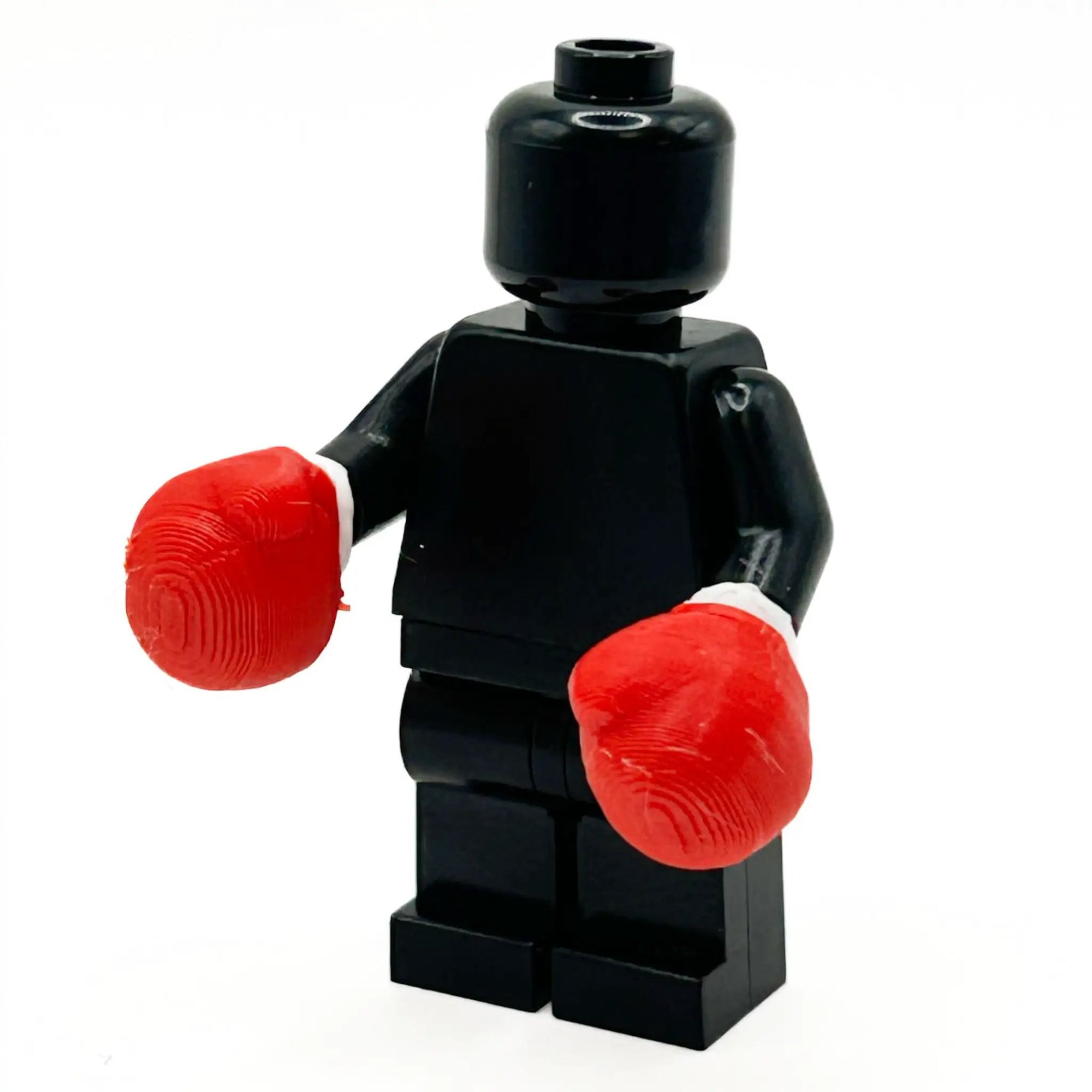 Boxing Gloves (Red/White) for Minifig [3D Printed] by B3 Customs