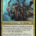 Sek'Kuar, Deathkeeper (OVER-210) - Commander 2013 Oversized Foil