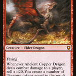 Ancient Copper Dragon (CLB-161) - Commander Legends: Battle for Baldur's Gate