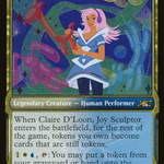 Claire D'Loon, Joy Sculptor (UNF-509) - Unfinity: (Showcase) Foil
