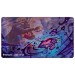 Commander Series Magic: The Gathering playmat by THE MIGHTY HOBBY SHOP featuring a vibrant, holographic design on a smooth surface.