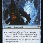 Clever Impersonator (PPTHB-34P) - Khans of Tarkir Promos