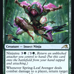 Spring-Leaf Avenger (PRE-208S) - Kamigawa: Neon Dynasty Promos Foil