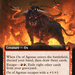 Ox of Agonas (THB-318) - Theros Beyond Death: (Extended Art)