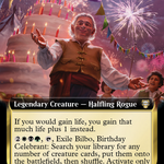 Bilbo, Birthday Celebrant (LTC-131) - Tales of Middle-earth Commander: (Extended Art)
