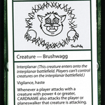 Interplanar Brushwagg (CMB1-079) - Mystery Booster Playtest Cards 2021