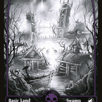 Swamp (MID-273) - Innistrad: Midnight Hunt: (Full Art, Showcase)