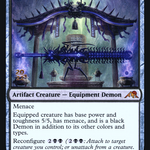 Blade of the Oni (PRE-89S) - Kamigawa: Neon Dynasty Promos Foil