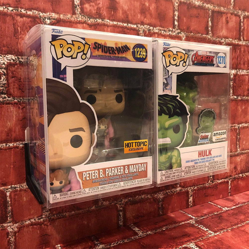 3D Floating Pop Shelf for 4 inch Standard Size Funko Pop Boxes (Shelf Size: 2in high x 3in deep)