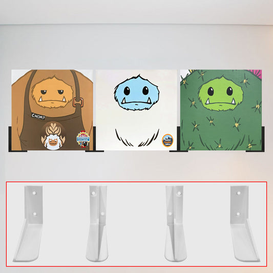 3D Floating Shelf for Chomp Abominable Toys Boxes (Shelf Size: 3in high x 4in deep)