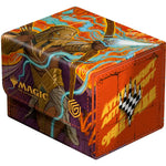 3D render of Sidewinder 100+ Xenoskin Magic card from The Gathering, featuring Ketramose, the New Dawn on a dark background.