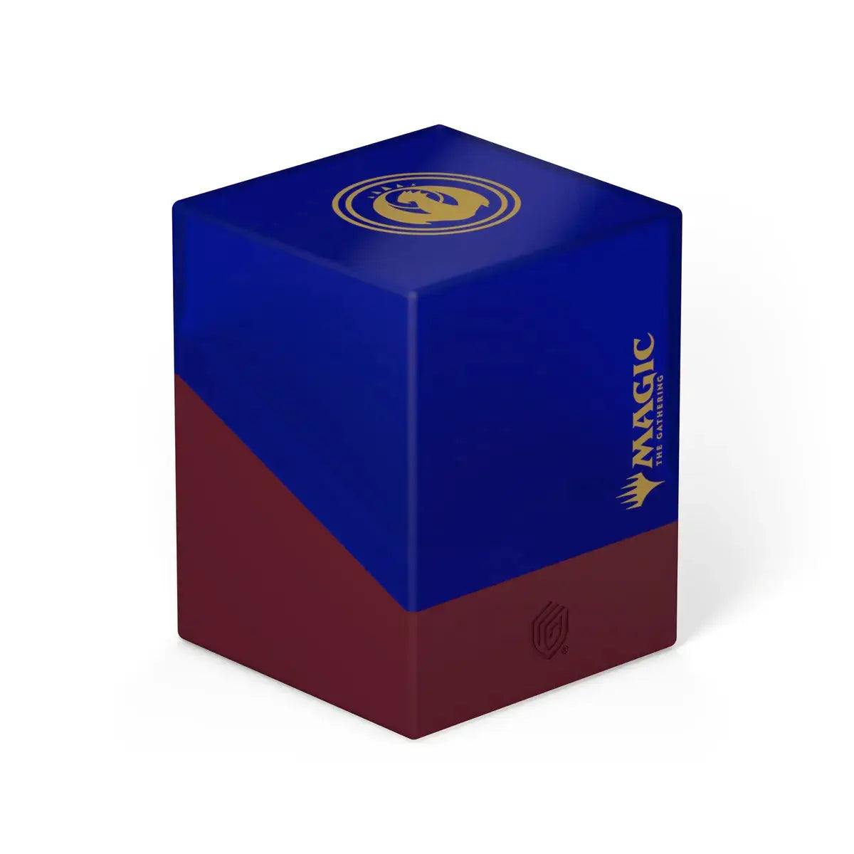 Ultimate Guard Boulder 100+ Synergy storage case with foam interior for trading card protection and organization.