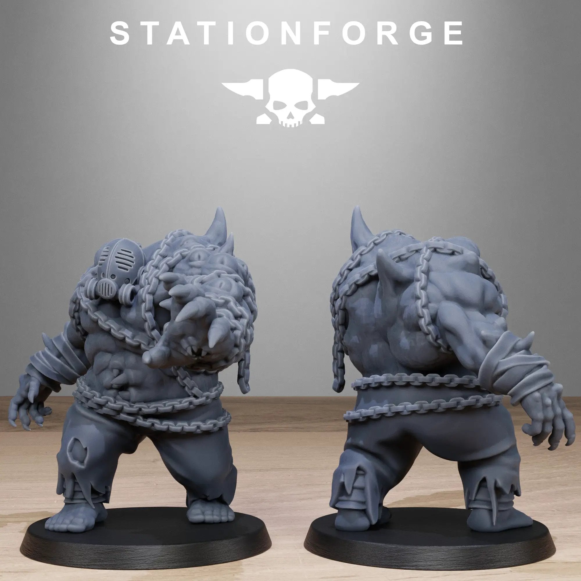 3D Printed Corrupted Guard Butchers by StationForge Miniatures by Last Hope Miniatures