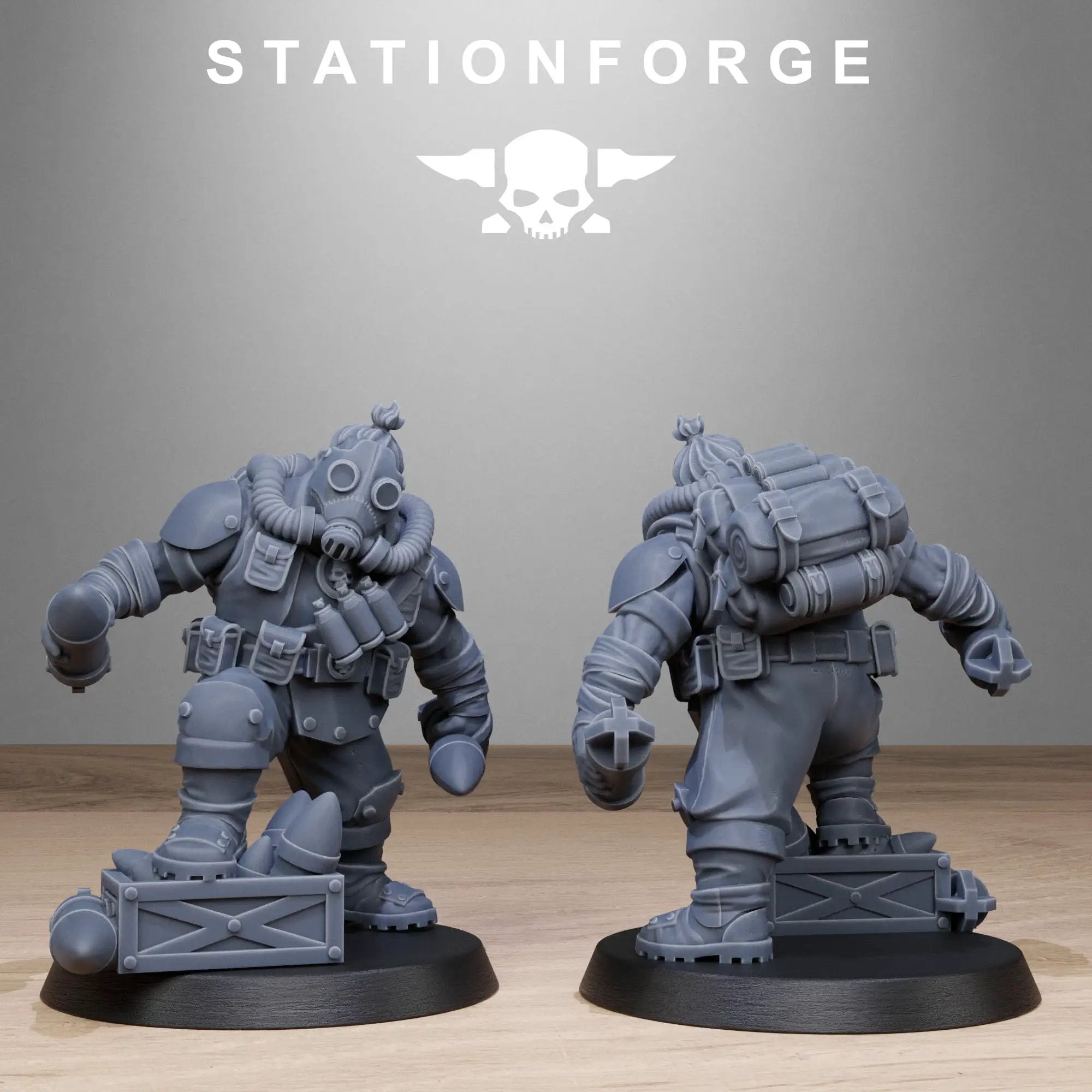3D Printed GrimGuard Jungle Fighter Mutants x10 by StationForge Miniatures by Last Hope Miniatures