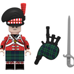 British Scottish Bagpiper - Mil-Blox