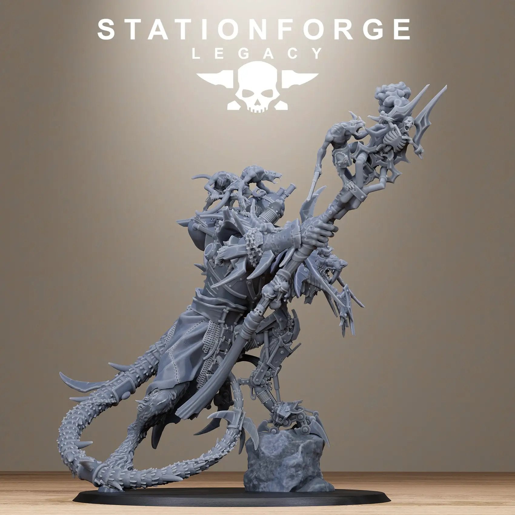 3D Printed Rotfang King by Stationforge Legacy Miniatures by Last Hope Miniatures