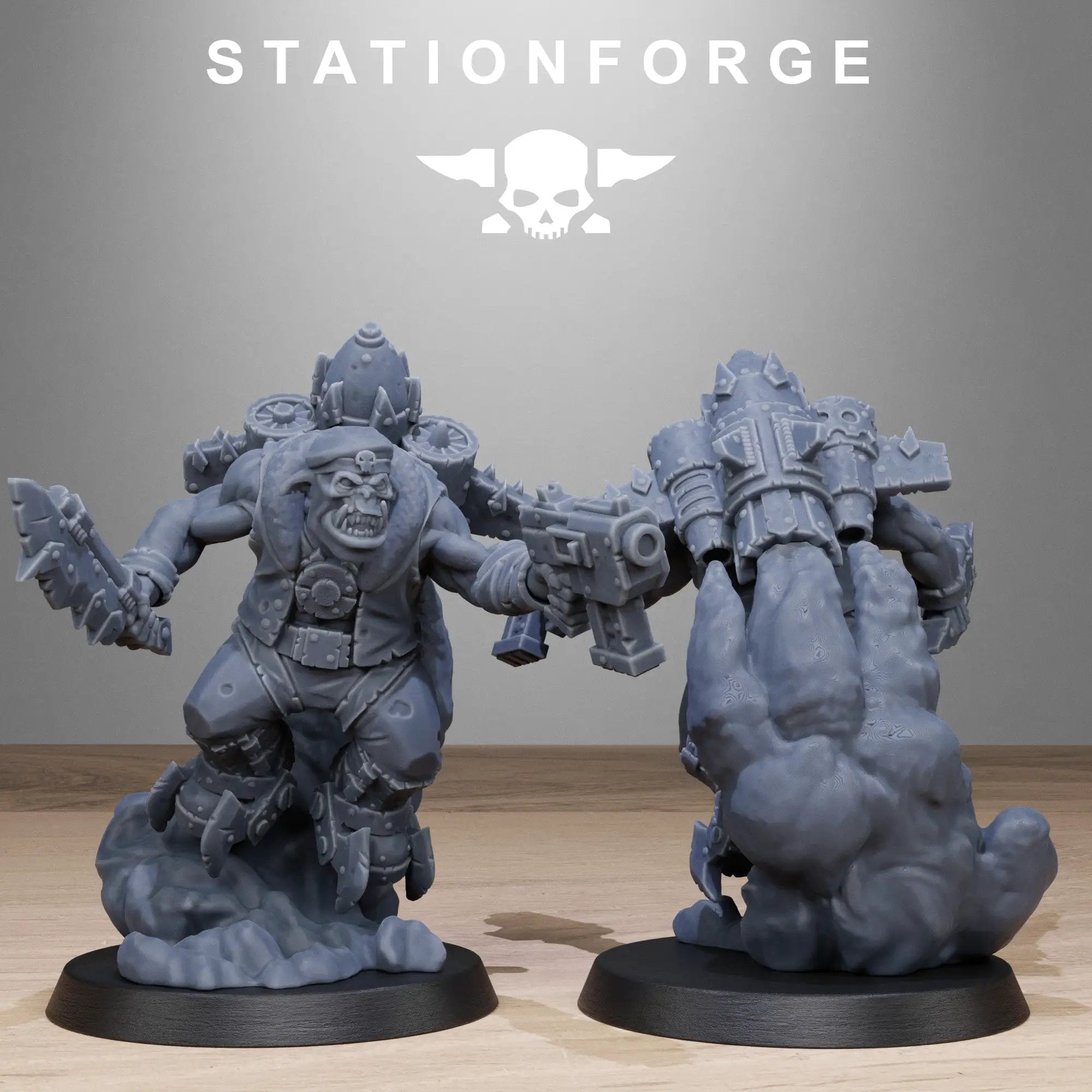 3D Printed Orkaz Flyers by StationForge Miniatures by Last Hope Miniatures