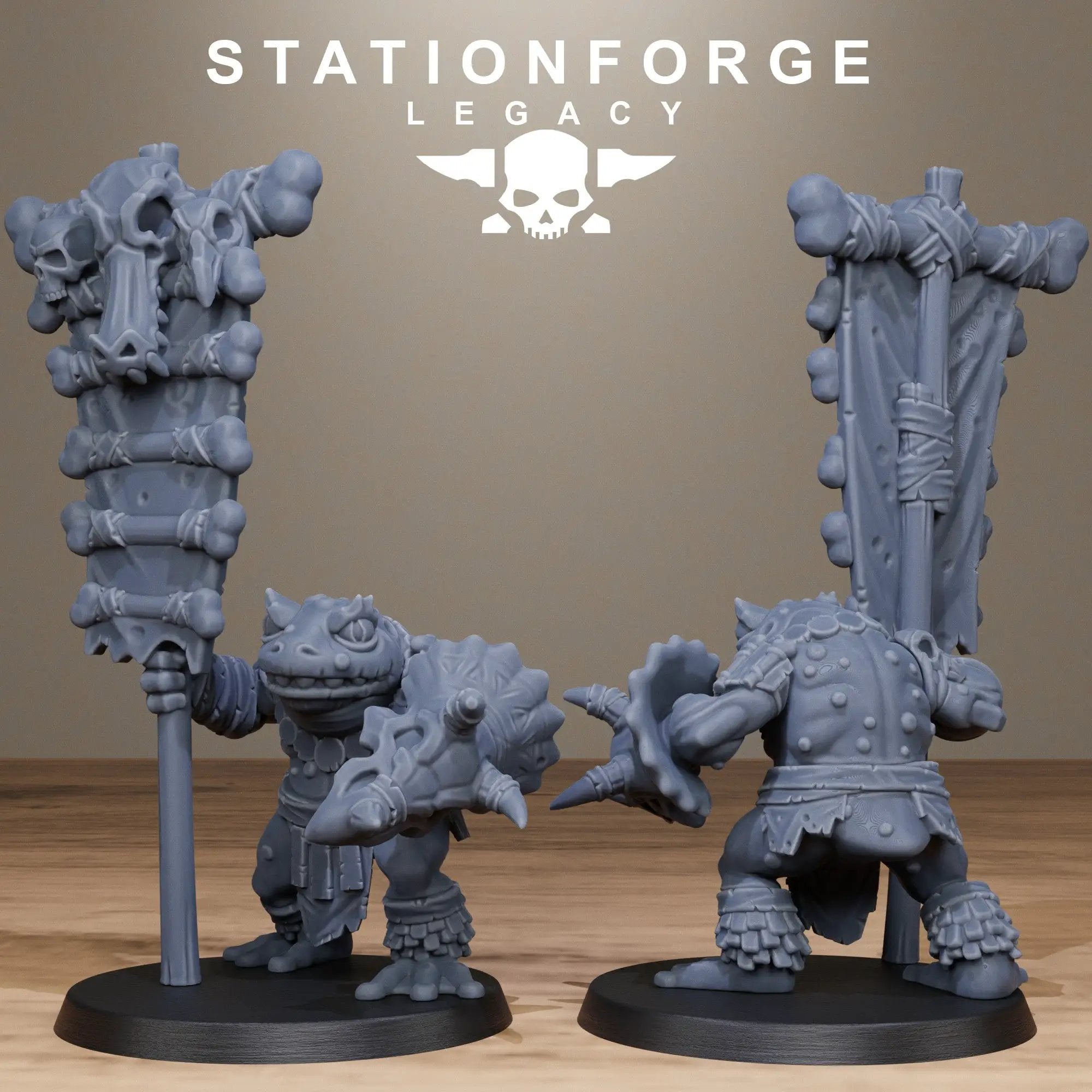 3D Printed Bogkin Heavies by Stationforge Miniatures by Last Hope Miniatures