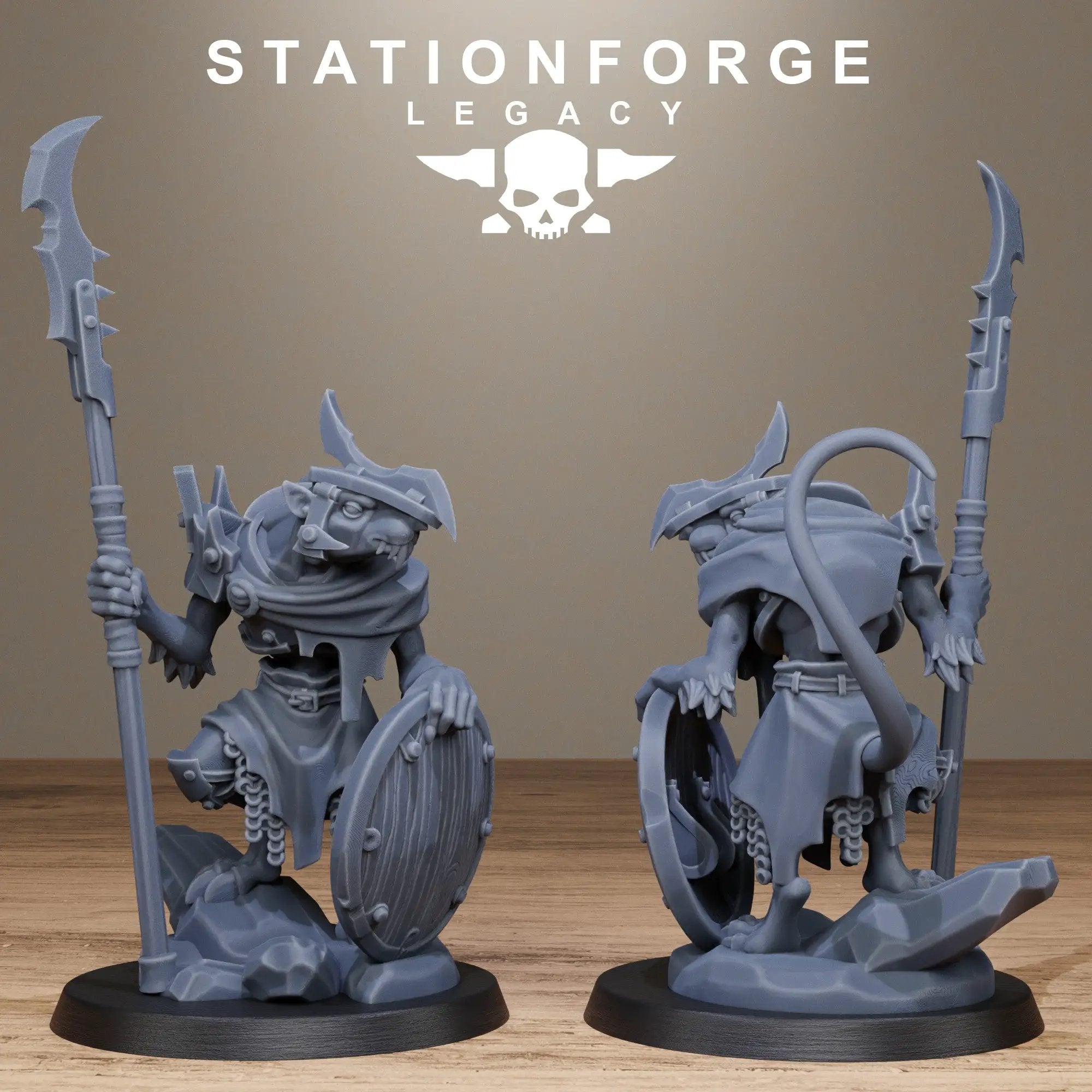 3D Printed Rotfang Melee Infantry by Stationforge Legacy Miniatures by Last Hope Miniatures