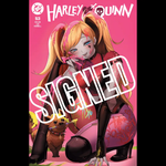 Harley Quinn #53 comic book by Jams Fortress Comics, colored signature, variant cover, featuring vibrant artwork and character detail.
