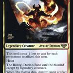 The Balrog, Durin's Bane (PRE-195S) - Tales of Middle-earth Promos Foil