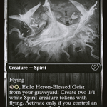 Heron-Blessed Geist (DBL-286) - Innistrad: Double Feature