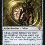 Solemn Simulacrum (NEC-162) - Neon Dynasty Commander