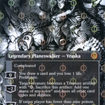 Vraska, Betrayal's Sting (ONE-442) - Phyrexia: All Will Be One: (Showcase) (Borderless) Foil
