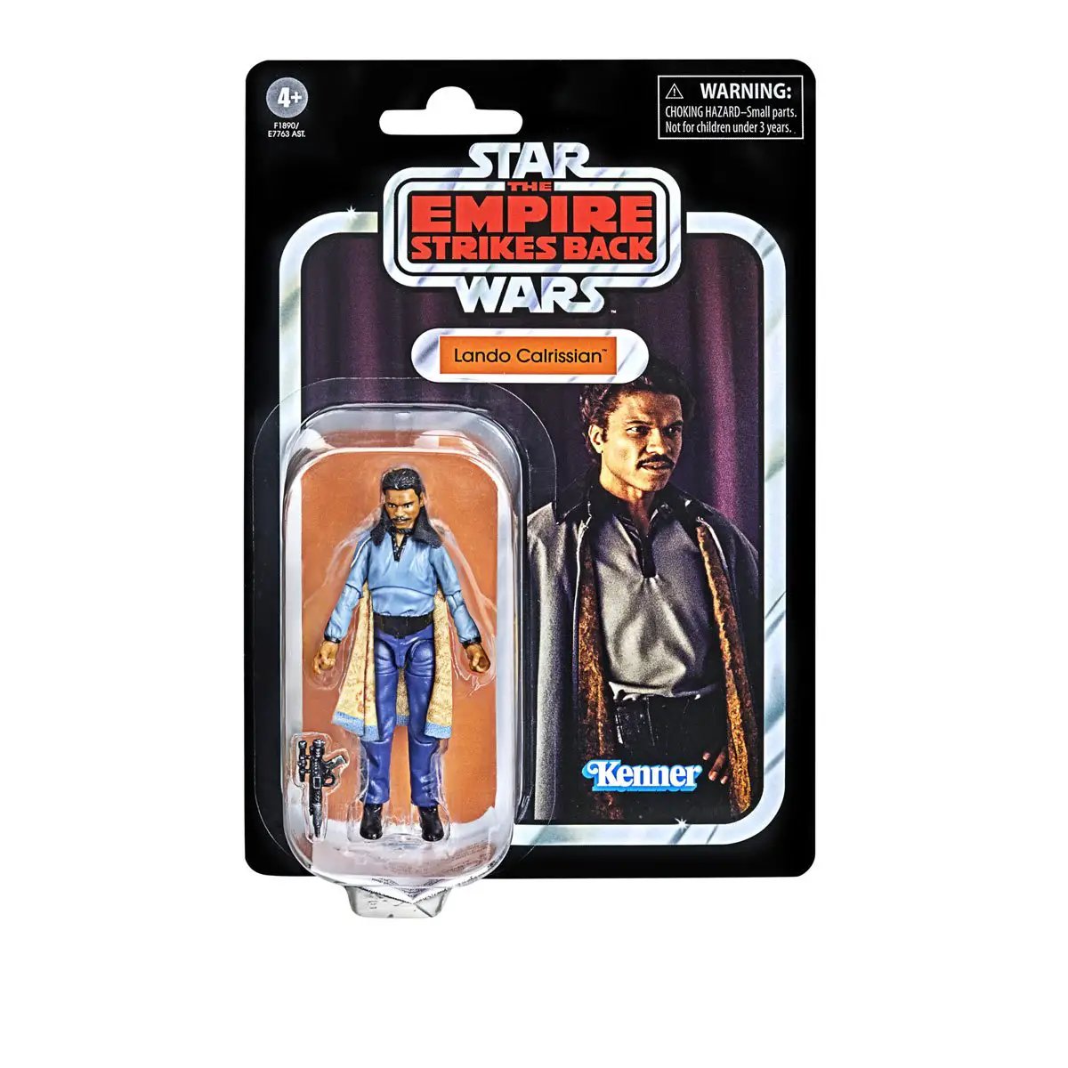 Star Wars The Vintage Collection Lando Calrissian 3.75-inch action figure from THE MIGHTY HOBBY SHOP, detailed character pose and costume.