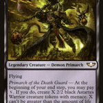 Mortarion, Daemon Primarch (40K-041) - Warhammer 40,000 Commander