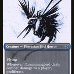 Thrummingbird (ONE-288) - Phyrexia: All Will Be One: (Showcase)