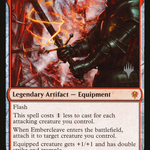 Embercleave (PPELD-120P) - Throne of Eldraine Promos