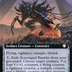 Scavenged Brawler (BRC-064) - The Brothers' War Commander: (Extended Art)