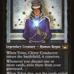 Toluz, Clever Conductor (SNC-401) - Streets of New Capenna: (Showcase) Foil