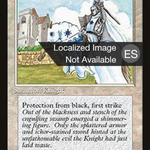 White Knight (4BB-056) - Fourth Edition Foreign Black Border