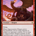 Opportunistic Dragon (ELD-133) - Throne of Eldraine