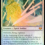 Faithbound Judge // Sinner's Judgment (PRE-012) - Innistrad: Crimson Vow Promos: (Double Faced Transform) Foil