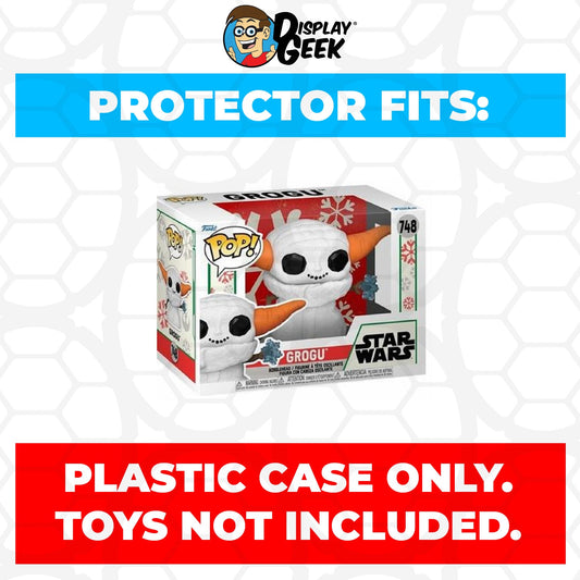 Pop Protector for 4 inch Funko Pop Holiday Grogu as Snowman #748