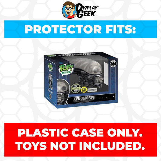Pop Protector for 4 inch Funko Pop NFT Alien - Xenomorph Metallic GITD #344