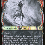Kolaghan Warmonger (MAT-201) - March of the Machine: The Aftermath: (Showcase) Foil