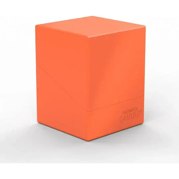 Ultimate Guard Boulder 100+ protective storage box for trading cards, sturdy and secure for easy card organization.