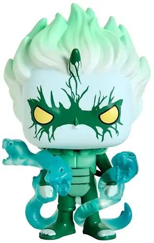 Pop! Boruto Mitsuki figure from THE MIGHTY HOBBY SHOP, glowing in the dark, special edition exclusive collectible toy.